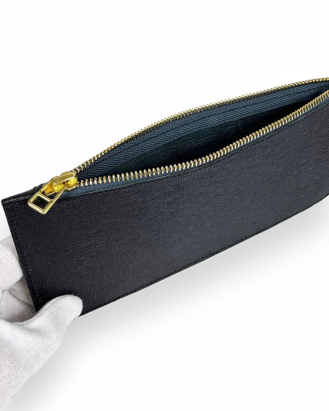 Reißverschlusstasche / Zippertasche MULTIPLEX Schwarz