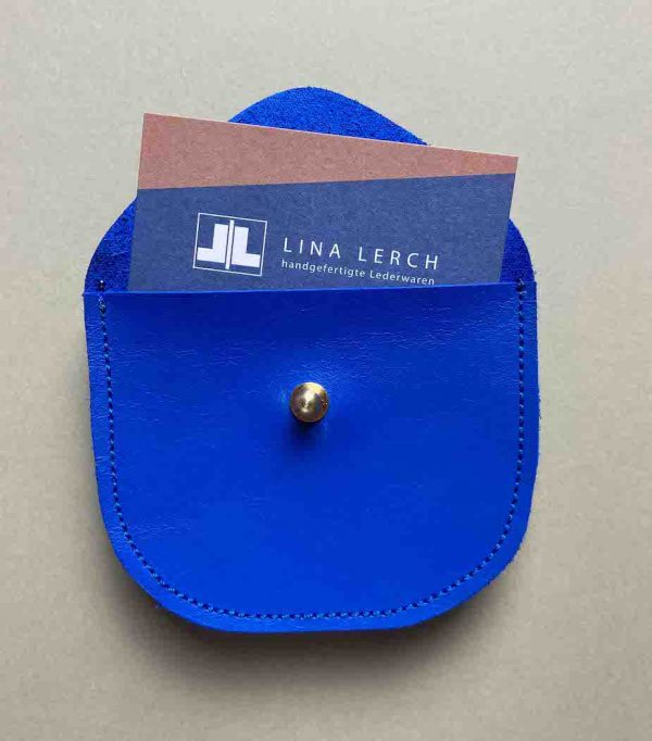 nachhaltig produzierte Lederwaren Taschen LINA LERCH handgefertigt Handwerk Unikat made in Germany handgemacht in Deutschland Portemonnaie Etui geldbeutel